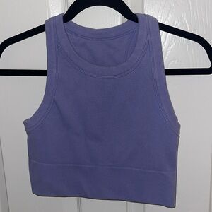 Alo lilac blue bra tank